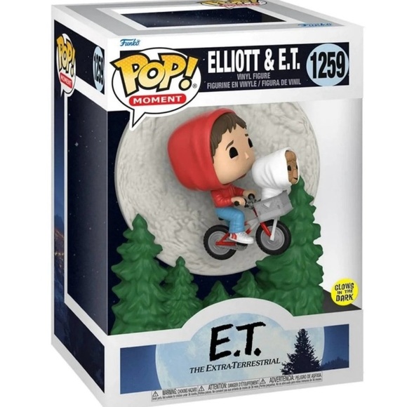 Funko Pop Elliott & E.T. Bike and Basket Collectors Item - Picture 1 of 5